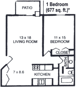 1-bedroom